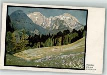 sign. Bauriedl Sommer im Gebirge Nr. 87 Teubner Künstlerkarte