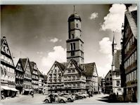 88400 W7950 Biberach an der Riß Foto AK Marktplatz