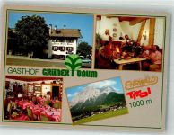 6632 Ehrwald 1986 Foto AK Gasthaus Grüner Baum