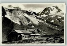 Dresdner Hütte 1928 Foto AK Hüttenstempel