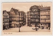 Kassel. ein Motiv am Altmarkt gelaufen, 1936. Leichter Stempeldurchdruck, sonst gut erhalten