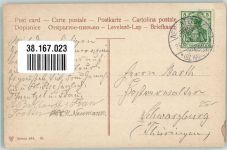 Fünfmaster Potosi Series 544 10 Teubner 1905 Gebrauchsspuren
