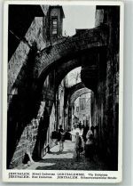 Jerusalem Foto AK Esel Gasse Schmerzensreiche Straße