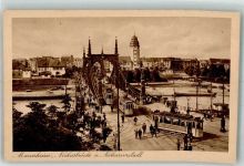 68159 W6800 Mannheim - Neckarbrücke Neckarvorstadt Straßenbahn