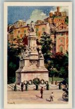 16100 Genova Künstlerkarte Denkmal C. Colombo