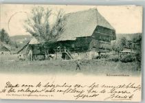 Ein landestypisches altes Schwarzwaldhaus Elchlepp 1899