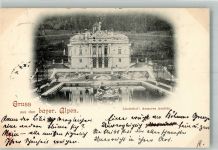 82488 W8107 Ettal 1898 - Adelskorrespondenz Schloss Linderhof