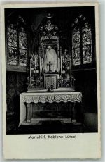 56068 W5400 Lützel 1940 Foto AK Altar der Mariahilf-Kirche