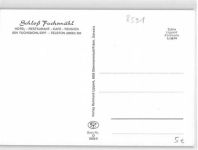 Fuchsmühl. Hotel - Restaurant Café Schloß Fuchsmühl ungelaufen Gute Erhaltung.