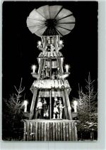 09427 O9373 Ehrenfriedersdorf - Marktpyramide Rathaus Weihnachten