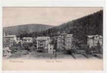 Friedrichroda. Villen am Gottlob gelaufen 1904. Top Erhaltung.