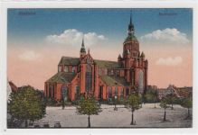 Stralsund. Marienkirche ungelaufen Gute Erhaltung.