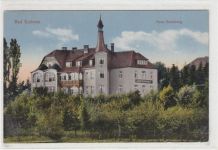 Bad Kudowa - Kudowa-Zdrój / Kreis Glatz - Klodzko. Haus Gutenberg ungelaufen kleiner Knick an der rechten unteren Ecke , sonst gut erhalten