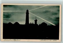 27498 W2192 Helgoland - Leuchtturm bei Nacht
