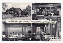 Meissendorf / Lüneburger Heide mit " Schriddes Gasthaus " ungelaufen Gute Erhaltung.
