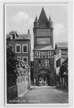 Bacharach. Marktturm ungelaufen Gute Erhaltung.