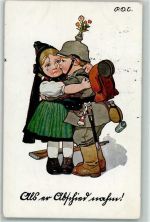 WK I Kind in Uniform Rekrut AK Engelhard, P.O. / POE 1916