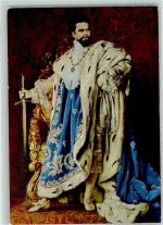 Grossmeister des Georgiritterordens AK Adel Ludwig II Künstlerkarte