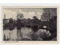 Celle. Partie an der Aller mit Brücke ungelaufen Gute Erhaltung.
