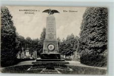 W6600 Saarbrücken 53. Regiment im Ehrental AK Kriegerdenkmal 1916