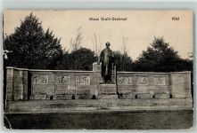24103 W2300 Kiel , Ostsee 1917 Gebrauchsspuren Klaus Groth Denkmal