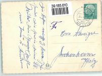 Neujahr sign. G. Lambertz AK Schornsteinfeger 1957