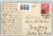 Cheb Eger 1914 - Unterer Marktplatz Cafe Pistorius Brunnen Geschäfte