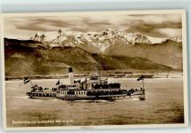 Salondampfer Hohentwiel AK Bodenseeschiff 1938 Foto AK