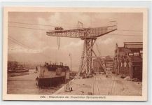Kiel. Riesenkrahn der Kupp´schen Germania-Werft gelaufen. Gute Erhaltung.