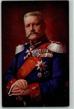 Uniform mit Orden AK Hindenburg 1915