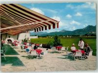 82418 W8110 Murnau a. Staffelsee - Motel Allpenhof Terrasse Kamin
