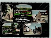 82362 W8120 Weilheim i. OB Gebrauchsspuren Alte Stadtmauer Schmidtstraße Marienplatz Brunnen