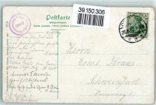 W8630 Coburg Bärenbastei AK Bär 1907 Gebrauchsspuren