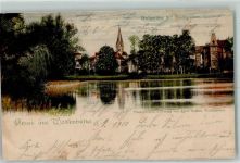 38300 W3340 Wolfenbüttel , Niedersachs 1900 Gebrauchsspuren Stadtgraben
