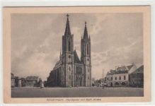 Geisenheim am Rhein. Marktplatz mit katholischer Kirche ungelaufen Gute Erhaltung.