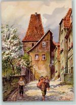 96317 W8640 Kronach , Oberfr - C. Freytag Aquarell