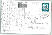 56814 W5591 Beilstein , Mosel - Klostertreppe Fachwerkhäuser Wandschild