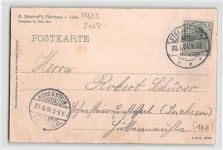 Lühe. A. Steinhoff´s Fährhaus gelaufen. Ecken mit Albumabdrücken, leicht stockfleckig, sonst gut erhalten
