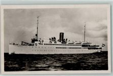 M.S. Hansestadt Danzig und Bordstempel Bäderschiff Norddeutscher Lloyd 1928