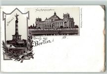 10115 W1000 Tiergarten - Siegessäule neues Reichstagsgebäude