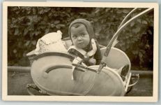 Kinderkarre Baby 1949 Privatfoto KEINE AK