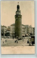 06108 O4002 Halle Saale 1906 - Leipziger Turm Litfaßsäule