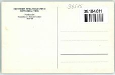 O6400 Sonneberg , Thür Postkutsche Bossierarbeit anno 1850 Spielzeug Foto AK