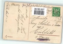 Kutsche mit einem großen Osterei wird von Hasen gezogen Osterei 1926