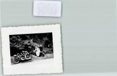 Fahrt nach Spalt Motorrad 1935 Privatfoto KEINE AK