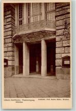 23552 W2400 Lübeck - Stadttheater Theatereingang Mittelbau