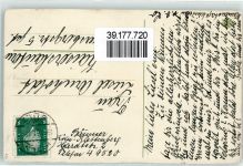 Namenstag Kind mit Pfeife AK Ziehharmonika 1931 Gebrauchsspuren