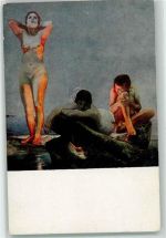 Blaue Stunde Erotik Verlag Seemann Nr. 9 AK Klinger, M.