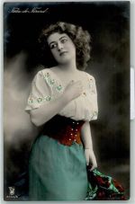 Rotophot Serie 2402-6 Fedia de Ferrard Actress handcoloriert Opernsänger Foto AK