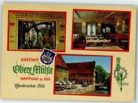91230 W8569 Happurg - Gasthaus Obere Mühle Gaststube VW-Käfer
